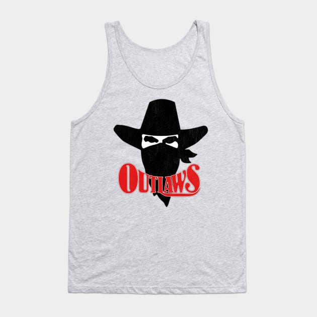 Defunct Oklahoma Outlaws Football USFL Tank Top by LocalZonly